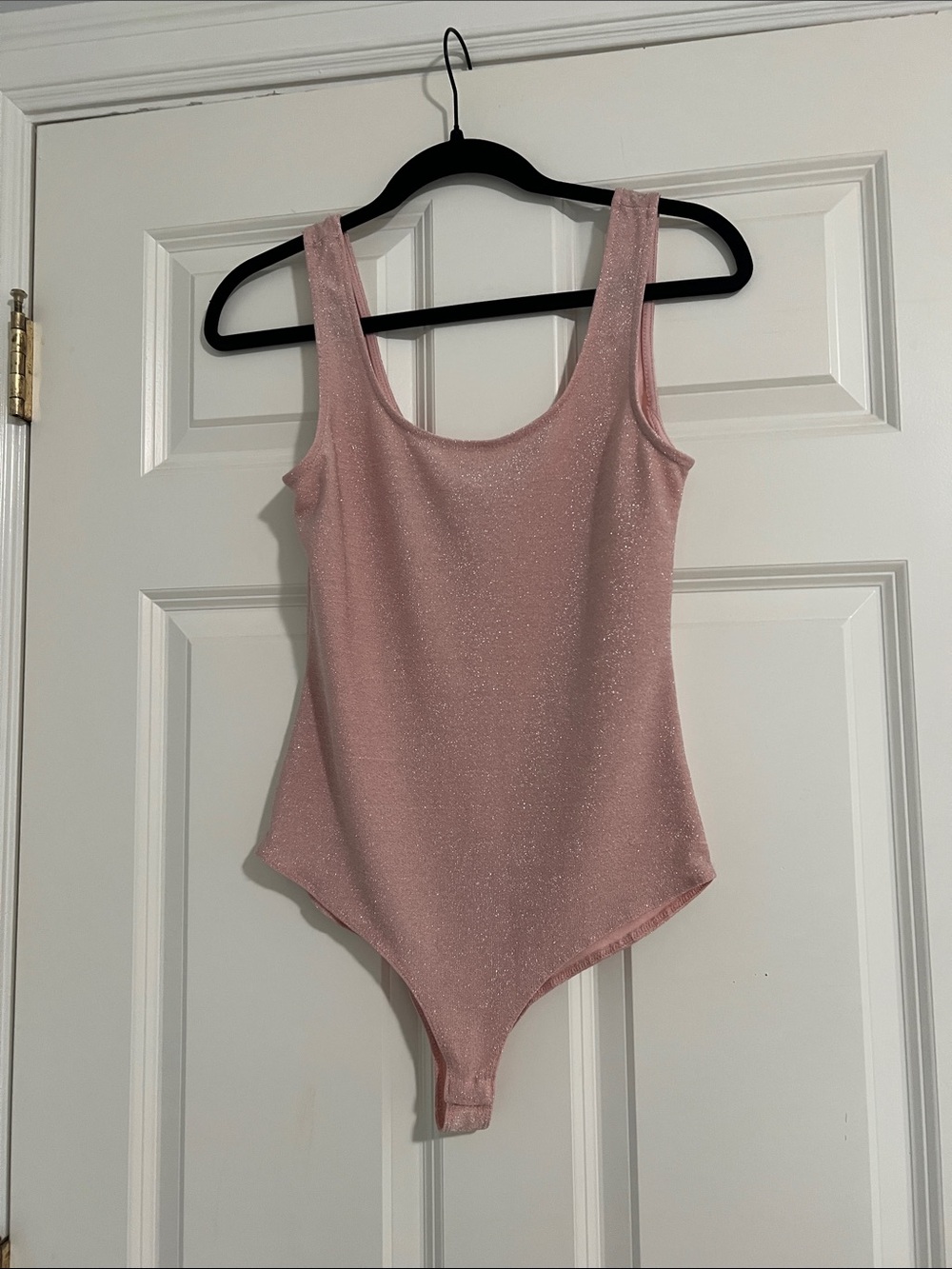 iris Shimmer Light Pink Girls One-Piece Bodysuit